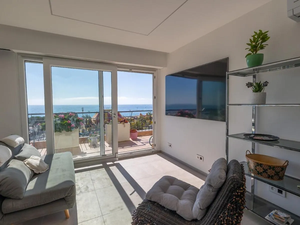 דירה Magnifique 3P Climatise En Dernier Etage Avec Terrasse Face Mer, Proche Centre Menton - Fr-1-196-326