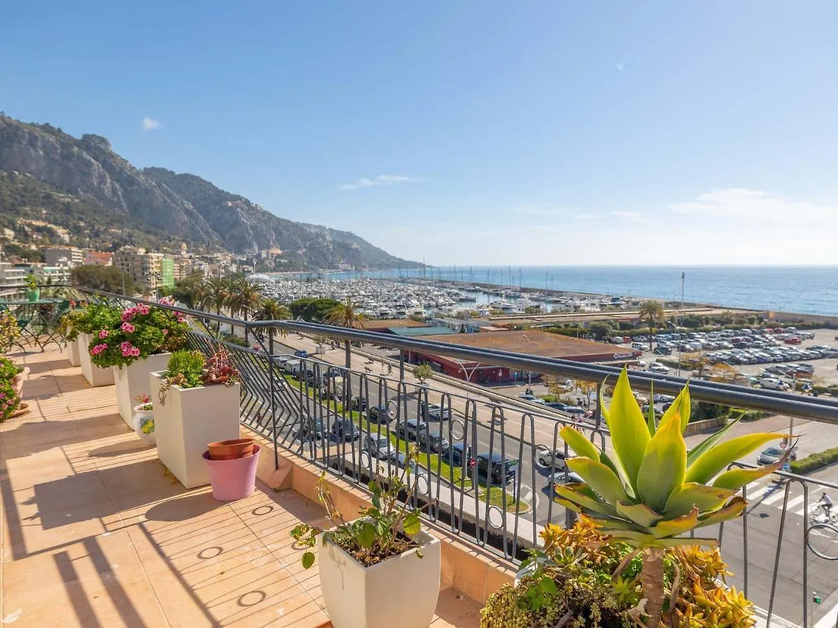 דירה Magnifique 3P Climatise En Dernier Etage Avec Terrasse Face Mer, Proche Centre Menton - Fr-1-196-326