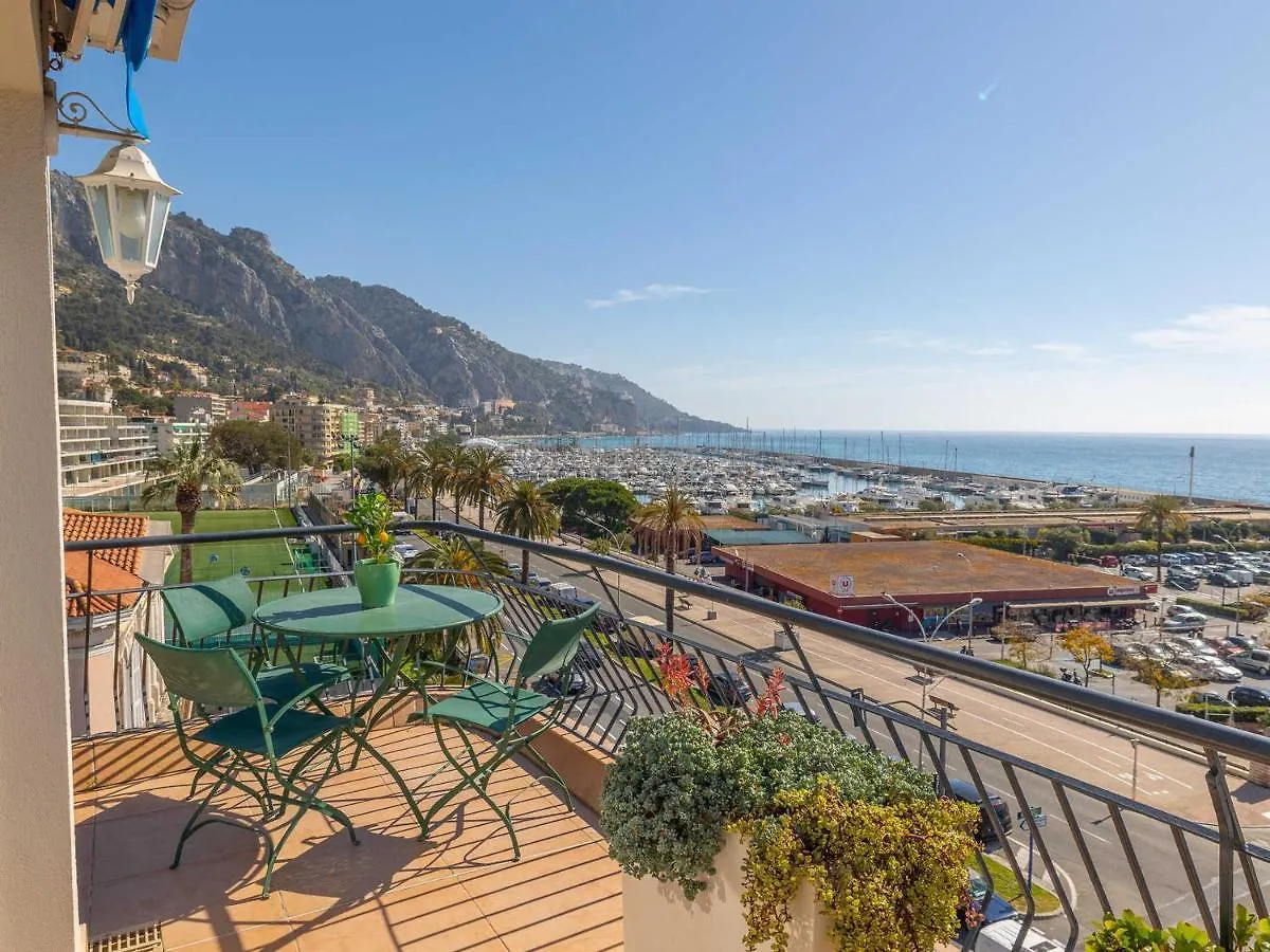 Magnifique 3P Climatise En Dernier Etage Avec Terrasse Face Mer, Proche Centre Menton - Fr-1-196-326 צרפת